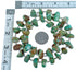 Genuine Sterling Silver Southwestern Turquoise Bead Necklace RX117559